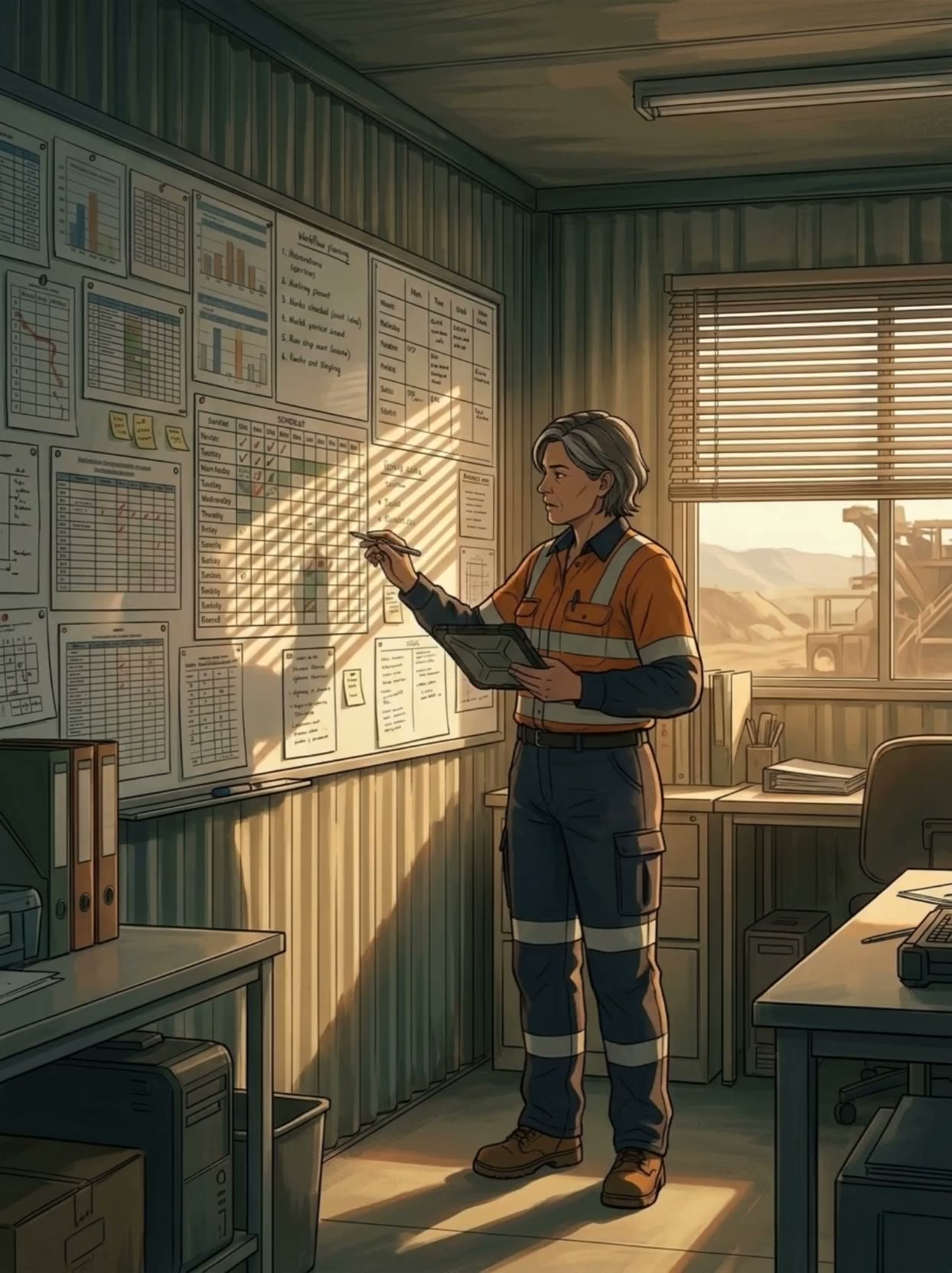 Operations office on an Australian mine site
